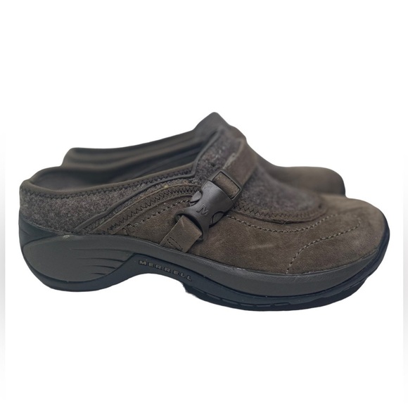 Merrell Women’s Suede Slip On Mules - Picture 1 of 8